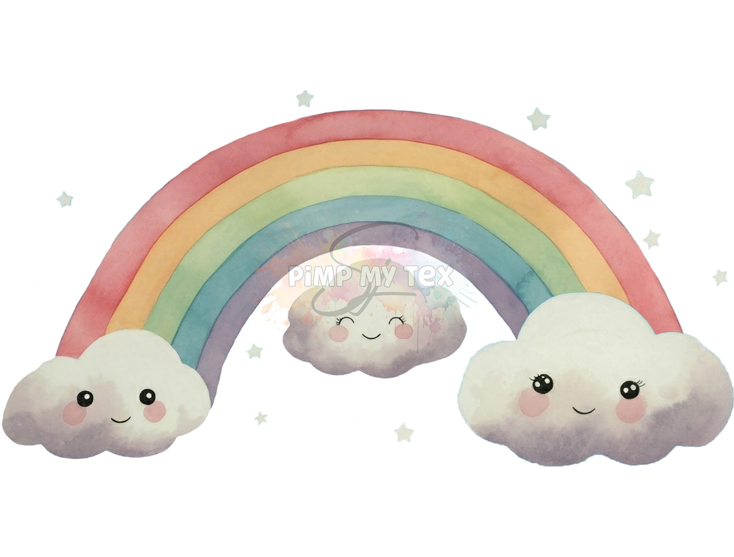 Bügelbild Regenbogen