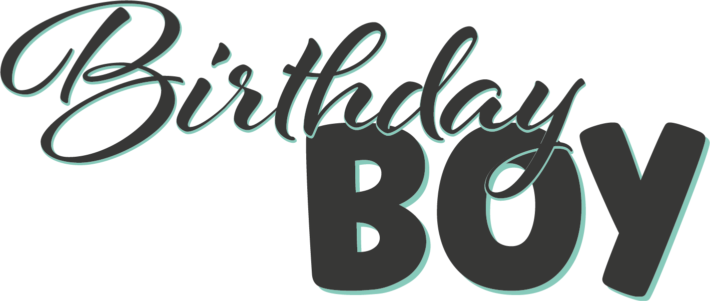 Bügelbild Birthday Boy