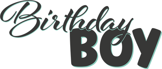 Bügelbild Birthday Boy