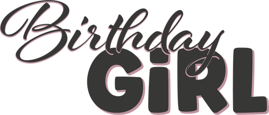 Bügelbild Birthday Girl