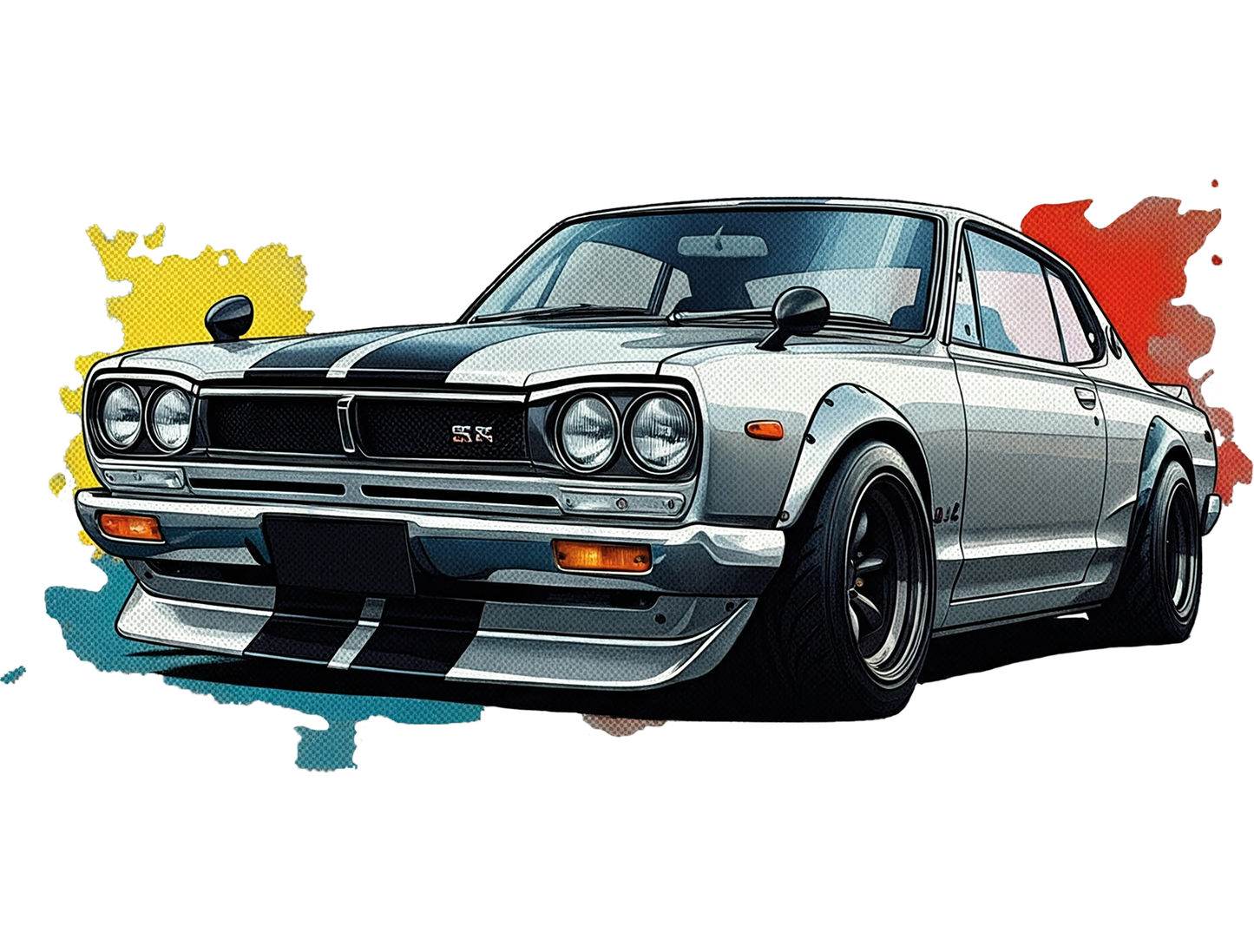 Bügelbild JDM Classic