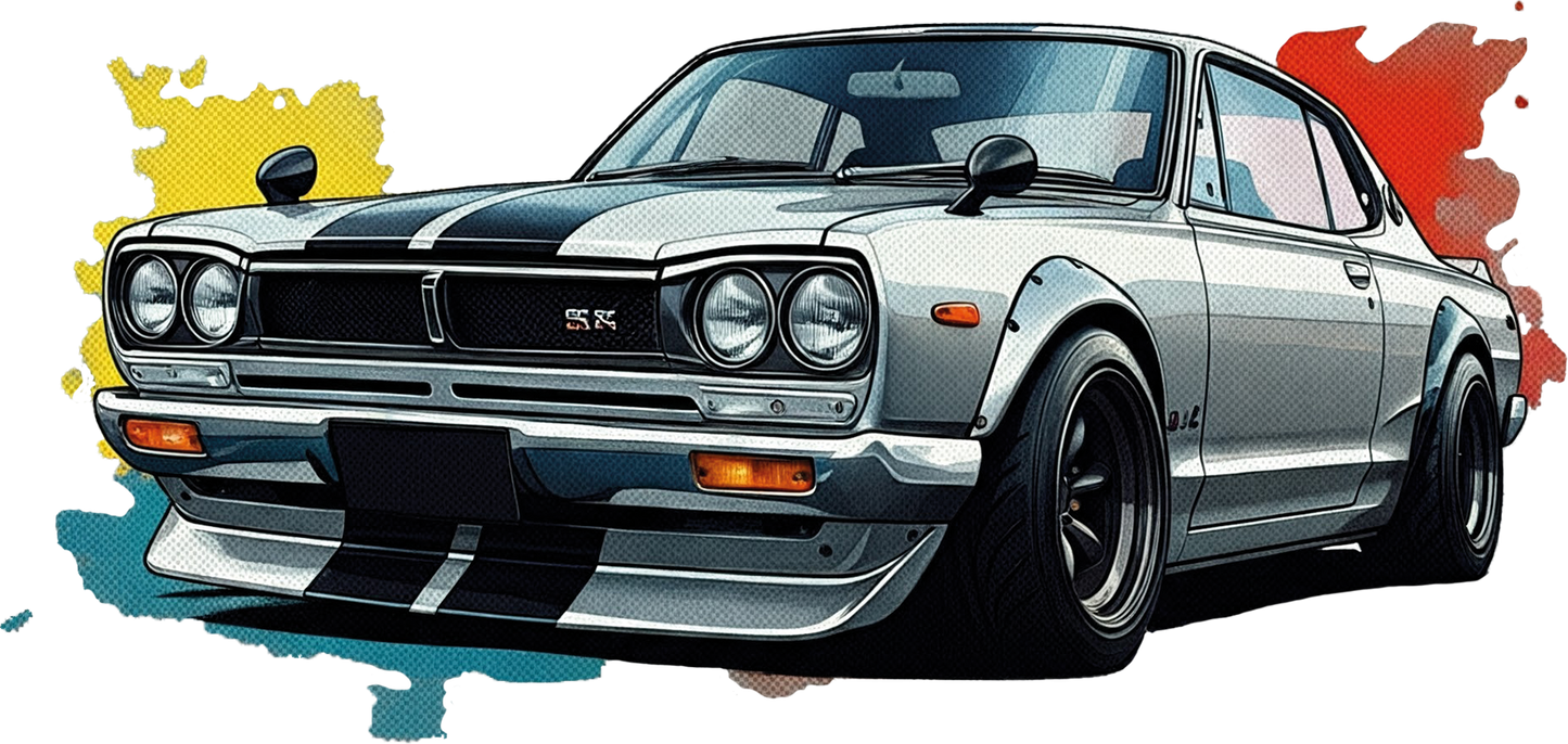 Bügelbild JDM Classic