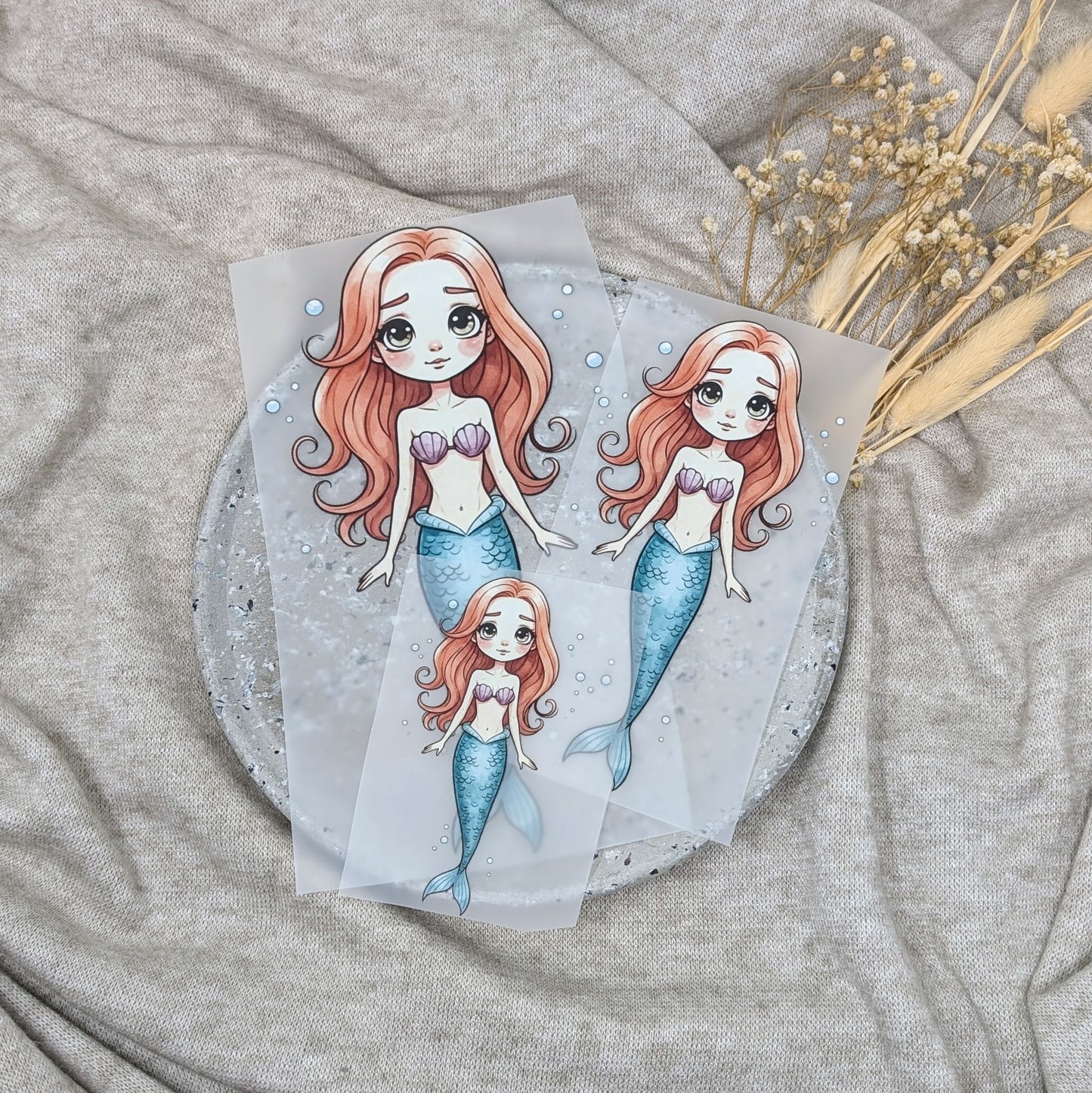 Bügelbild Meerjungfrau